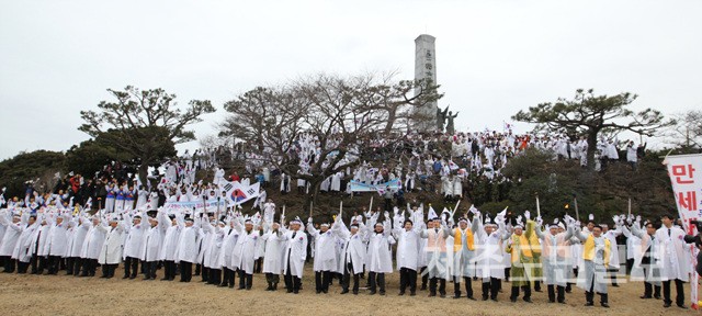 '대한독립 만세'...조천 만세 대행진