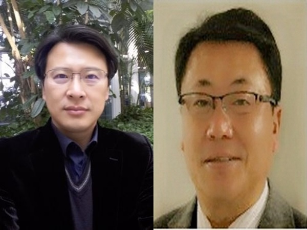 제주경실련 공동대표로 선출된 김성욱 제주대학교 법정대학원 교수(왼쪽), 양백윤 땡큐렌터카 대표.