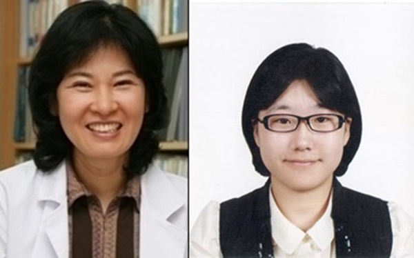 왼쪽부터 현진원 교수, 강경아 박사.