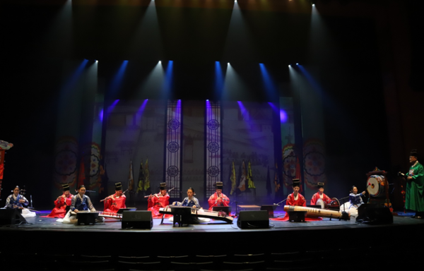 ​‘탐라순력도, 풍류를 노래하다’ 공연 모습. [제주풍류회 두모악 제공]