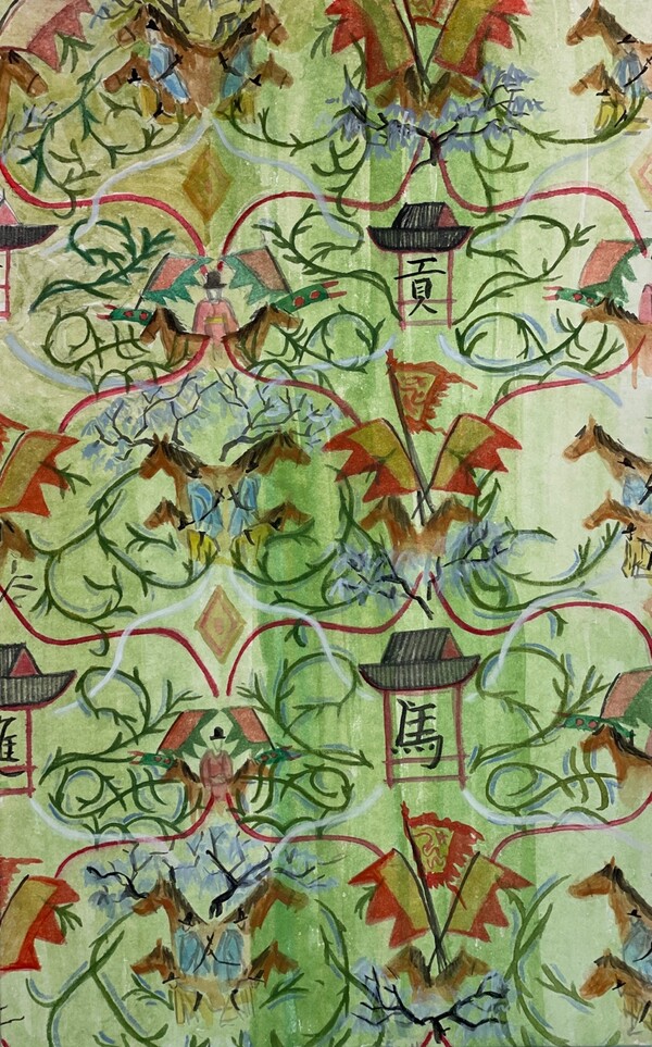 이민서 작-공마봉진. [에땅블루제주 제공]