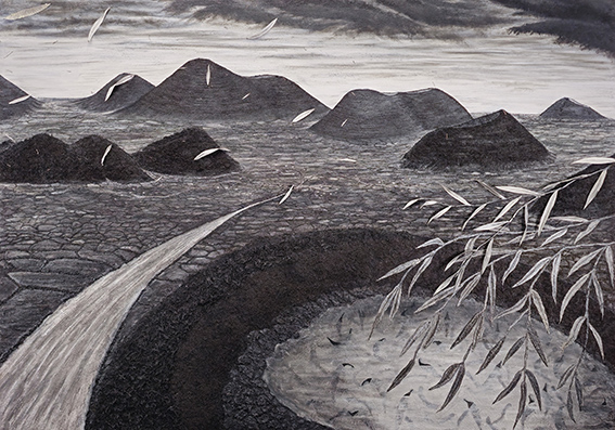 오명식 작-버들못.