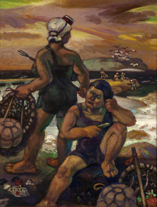 장리석 작-남국의 여인들.