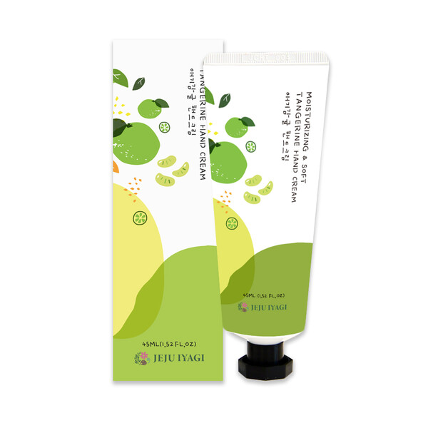 제주 애기감귤 핸드크림. [㈜제주사랑농수산 제공]