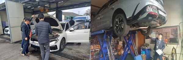 제주도는 렌터카조합과 합동으로 25~26일 도내 112개 전체 업체를 대상으로 고객 인도 전 차량 안전점검 실태를 전수 조사했다. [제주도 제공]